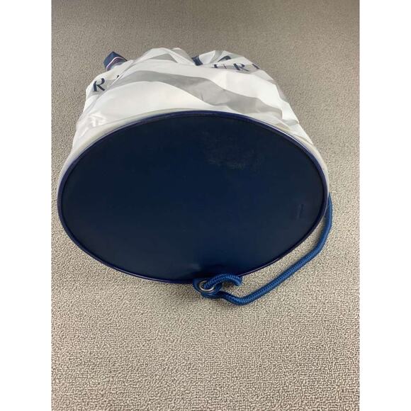 US Open Polo Ralph Lauren Drawstring Backpack White Blue Logo Rope Strap Tote - Picture 8 of 8